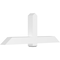 Ekena Millwork Eugene Architectural Grade PVC Gable Bracket, 72"W x 27"H x 6"D x 6"F, 9/12 Pitch GBP072X27X0606EUG00 - alternate 1